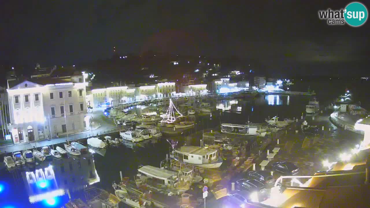 Webcam en direct de Piran “Mandrač” – Incroyable vue en direct de la Villa Piranesi