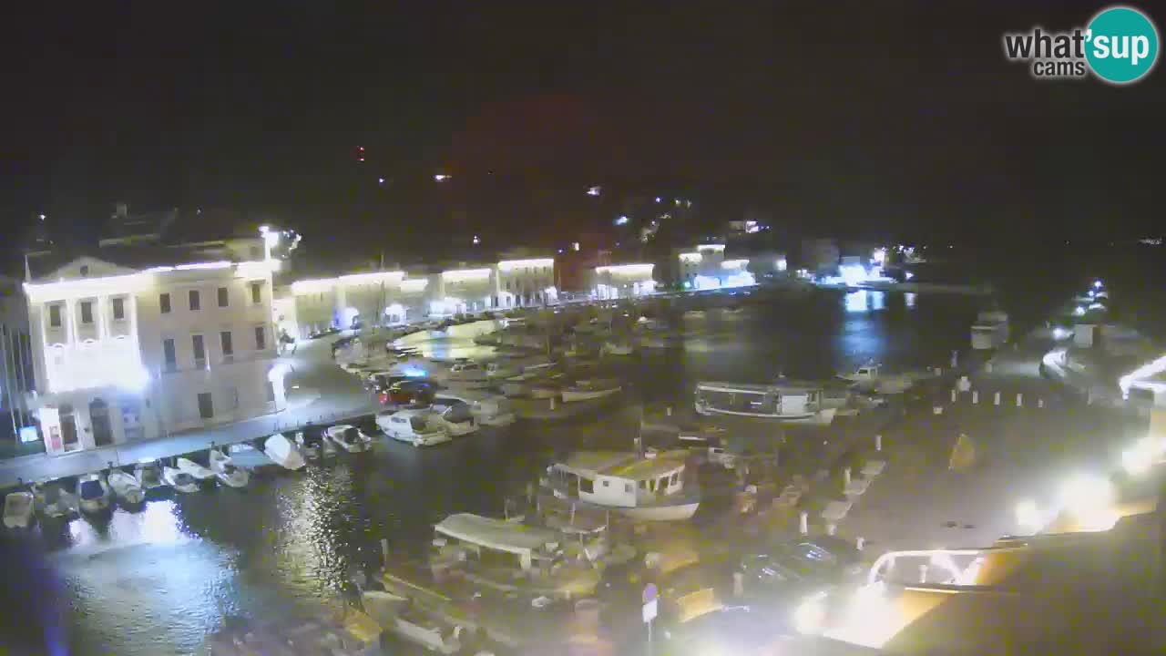 Live webcam da Pirano “Mandrač” – Splendida vista live da Villa Piranesi