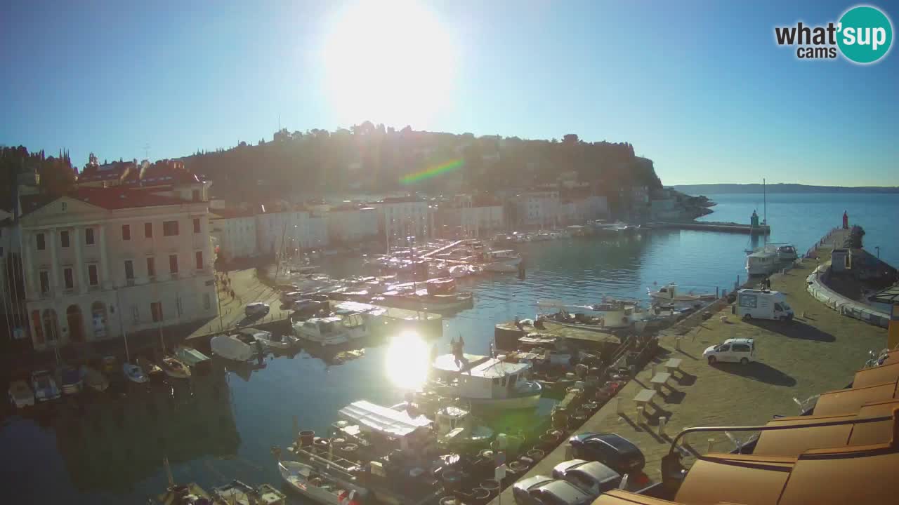 Cámara web en vivo desde Piran “Mandrač” – Increíble vista en vivo desde Villa Piranesi