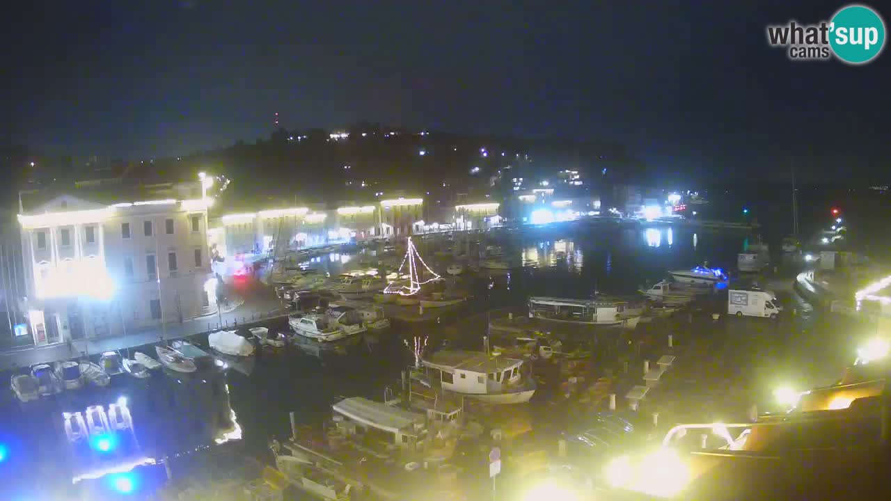 Live-Webcam aus Piran “Mandrač” – Erstaunliche Live-Ansicht von Villa Piranesi