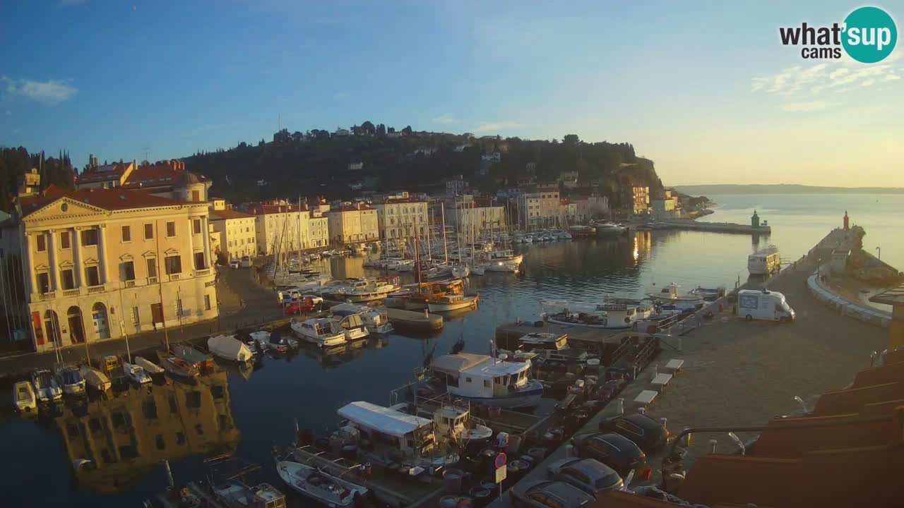 Cámara web en vivo desde Piran “Mandrač” – Increíble vista en vivo desde Villa Piranesi