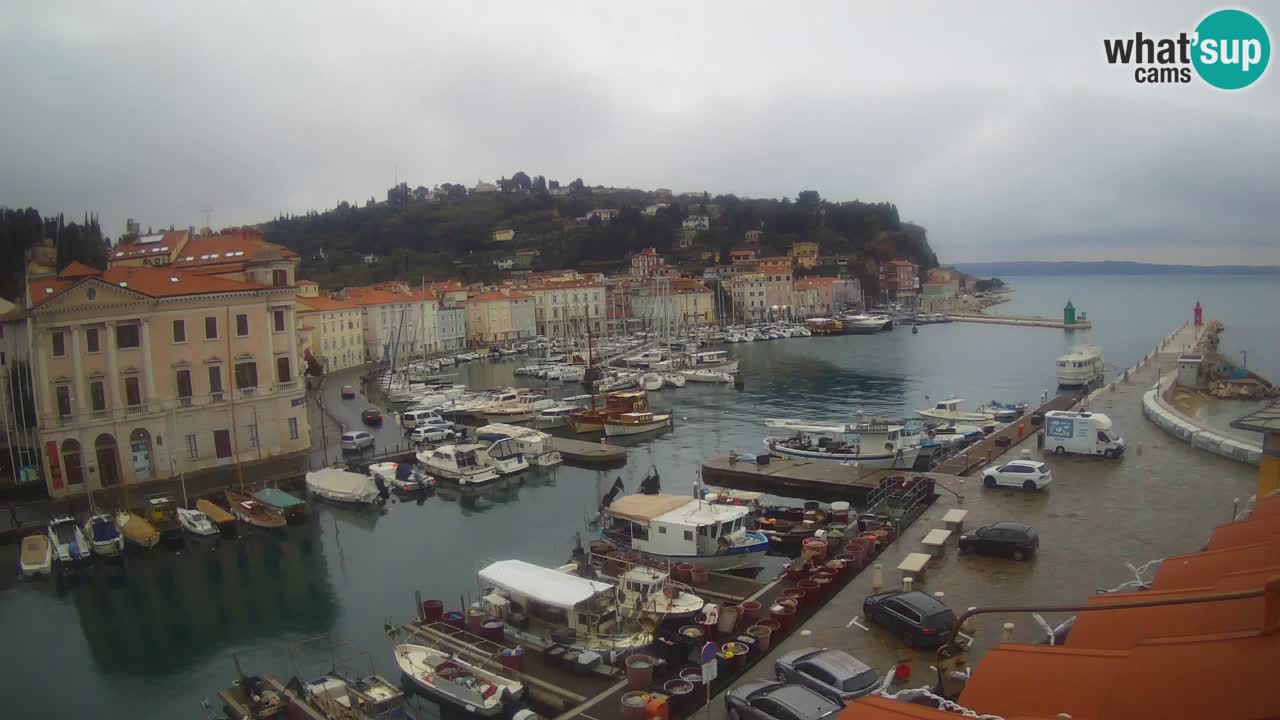 Cámara web en vivo desde Piran “Mandrač” – Increíble vista en vivo desde Villa Piranesi
