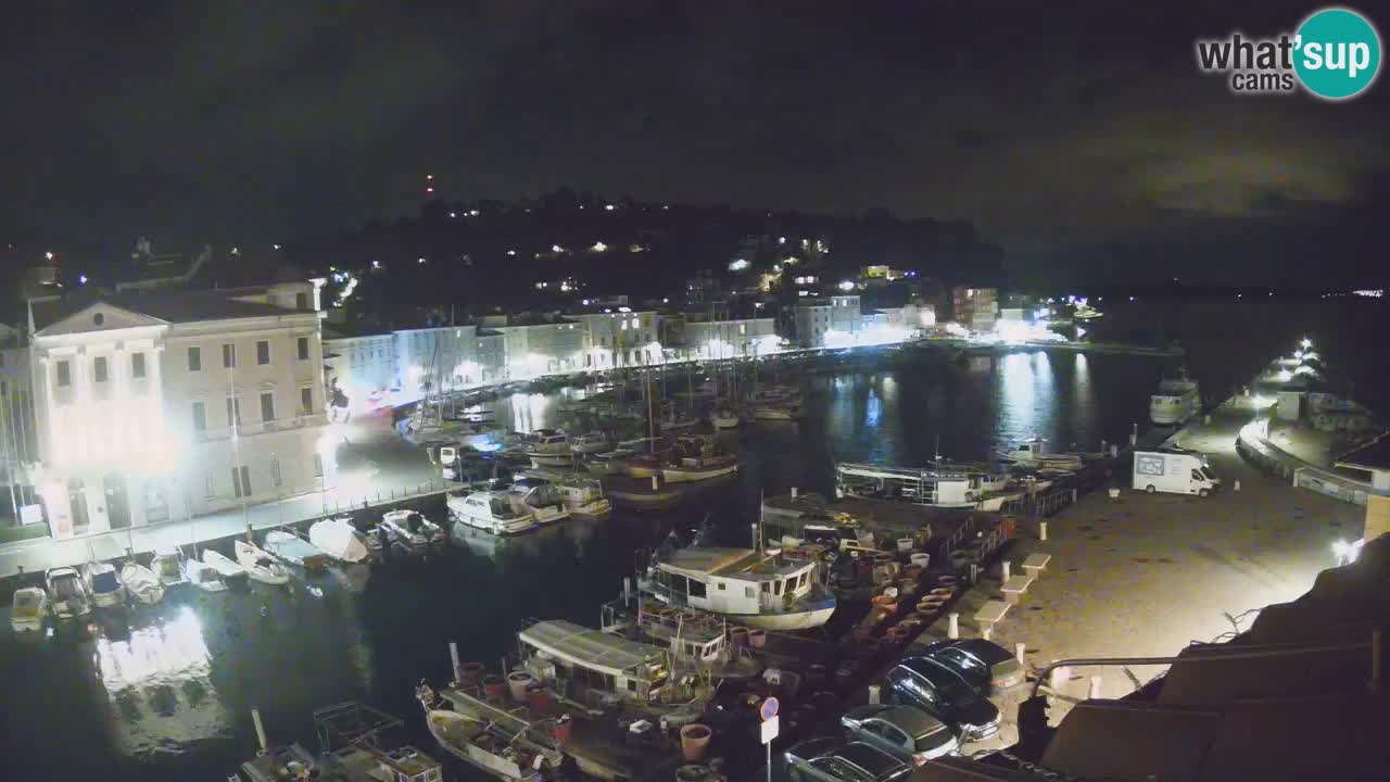 Live-Webcam aus Piran “Mandrač” – Erstaunliche Live-Ansicht von Villa Piranesi