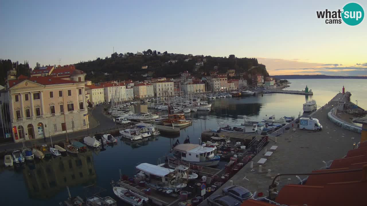 Cámara web en vivo desde Piran “Mandrač” – Increíble vista en vivo desde Villa Piranesi