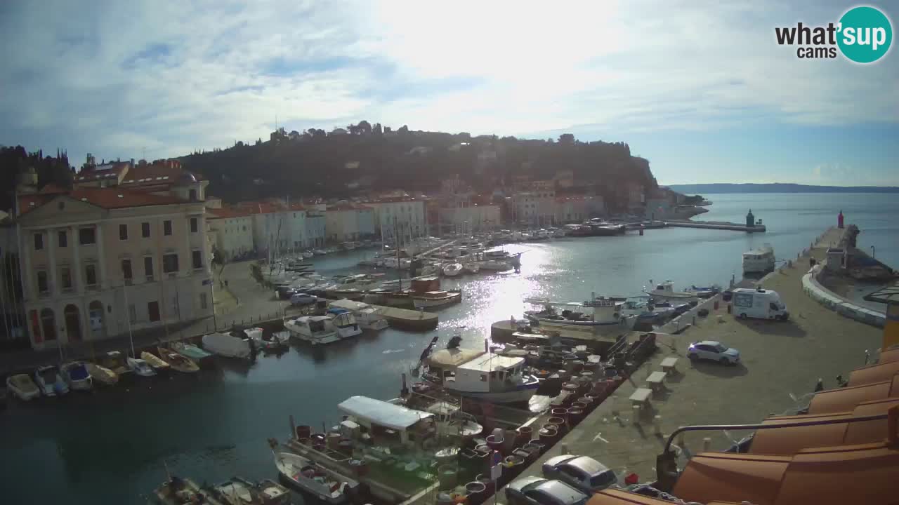 Cámara web en vivo desde Piran “Mandrač” – Increíble vista en vivo desde Villa Piranesi