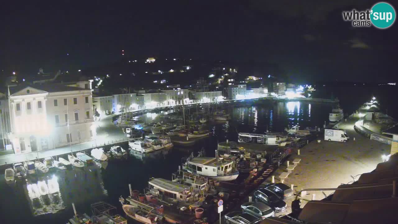 Live webcam da Pirano “Mandrač” – Splendida vista live da Villa Piranesi