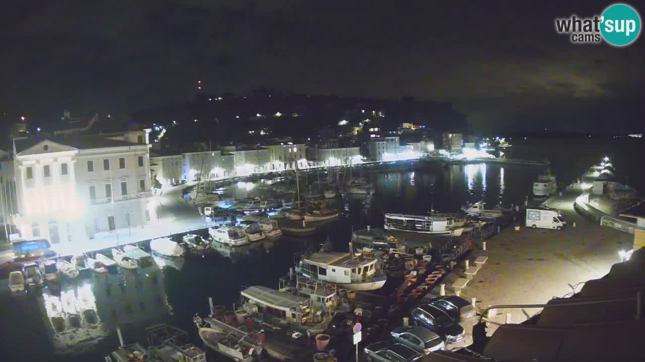 Live webcam da Pirano “Mandrač” – Splendida vista live da Villa Piranesi