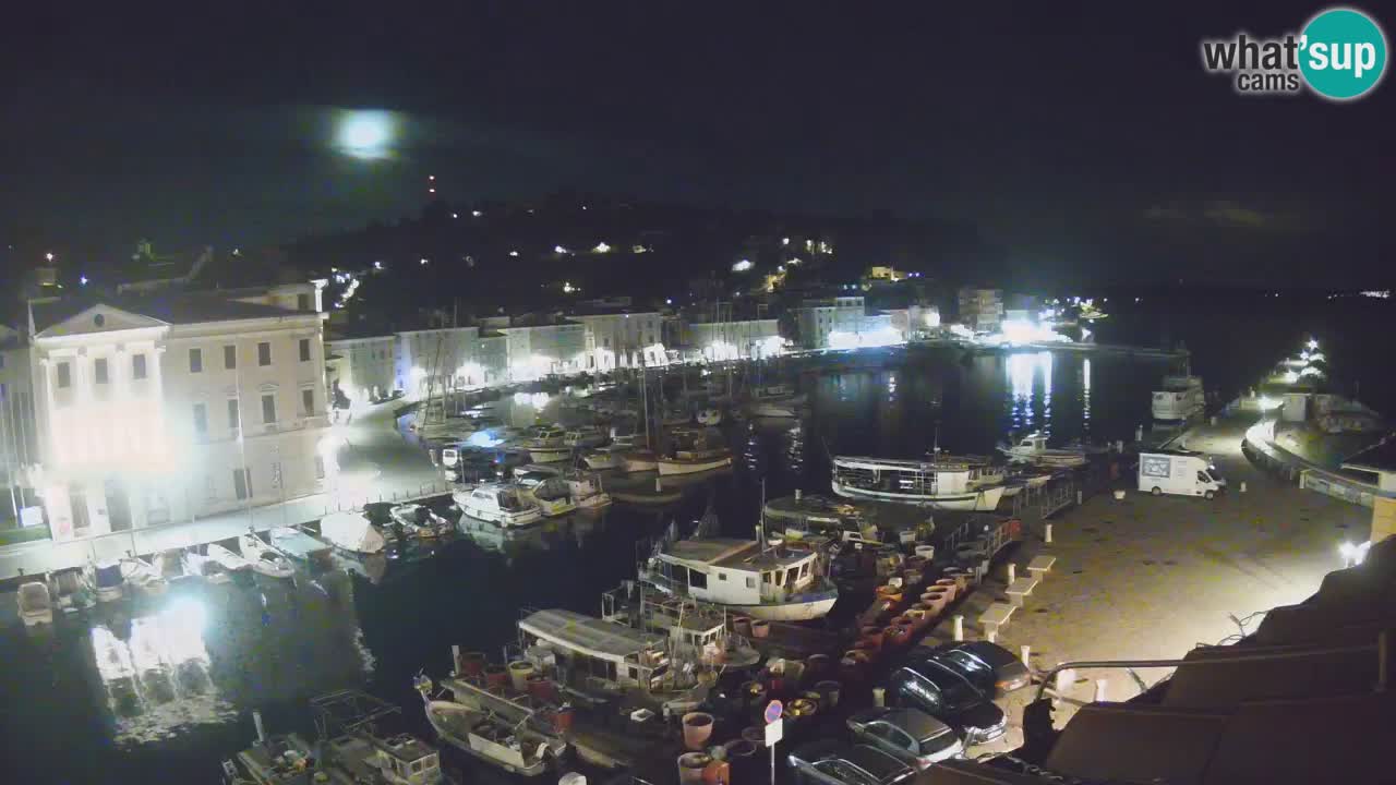 Webcam en direct de Piran “Mandrač” – Incroyable vue en direct de la Villa Piranesi