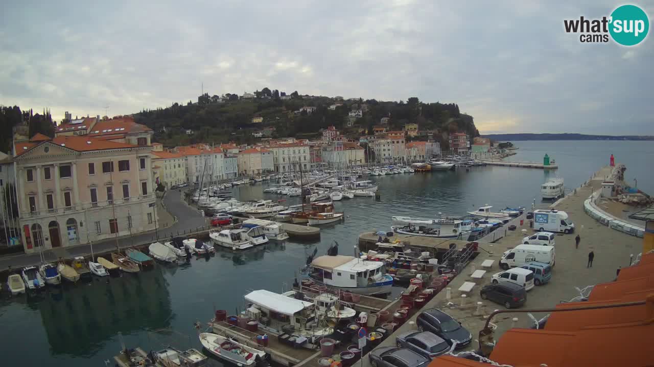 Cámara web en vivo desde Piran “Mandrač” – Increíble vista en vivo desde Villa Piranesi