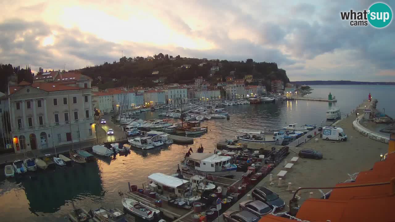 Live webcam from Piran “Mandrač” – Amazing live view from Villa Piranesi