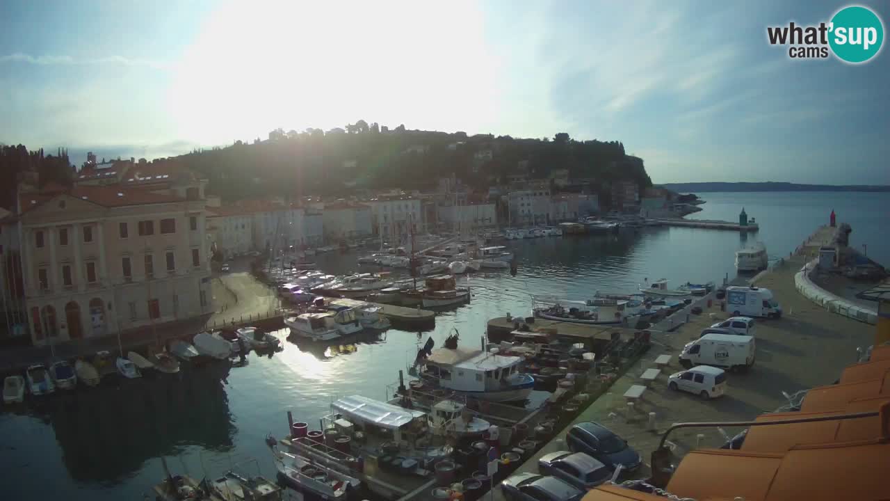 Live webcam from Piran “Mandrač” – Amazing live view from Villa Piranesi