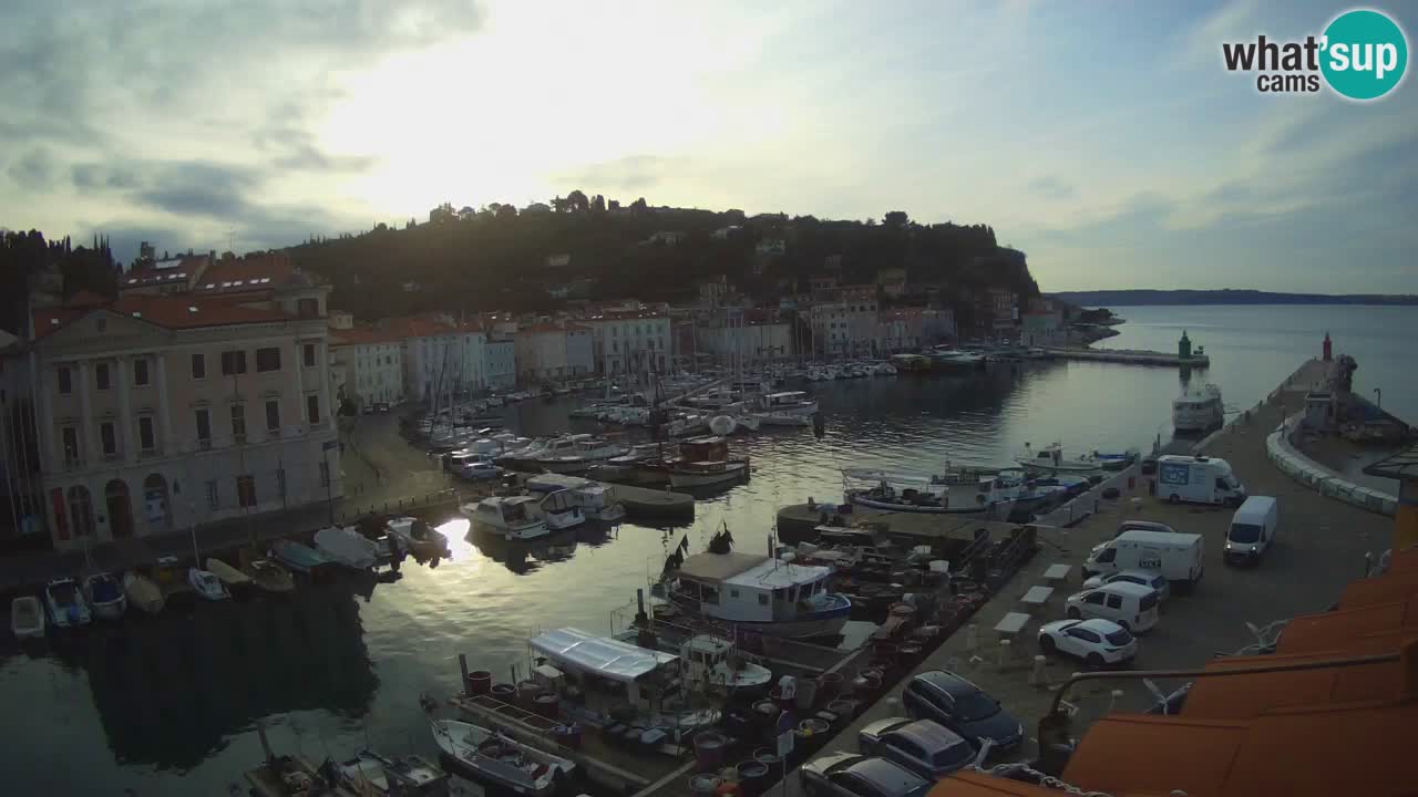 Cámara web en vivo desde Piran “Mandrač” – Increíble vista en vivo desde Villa Piranesi