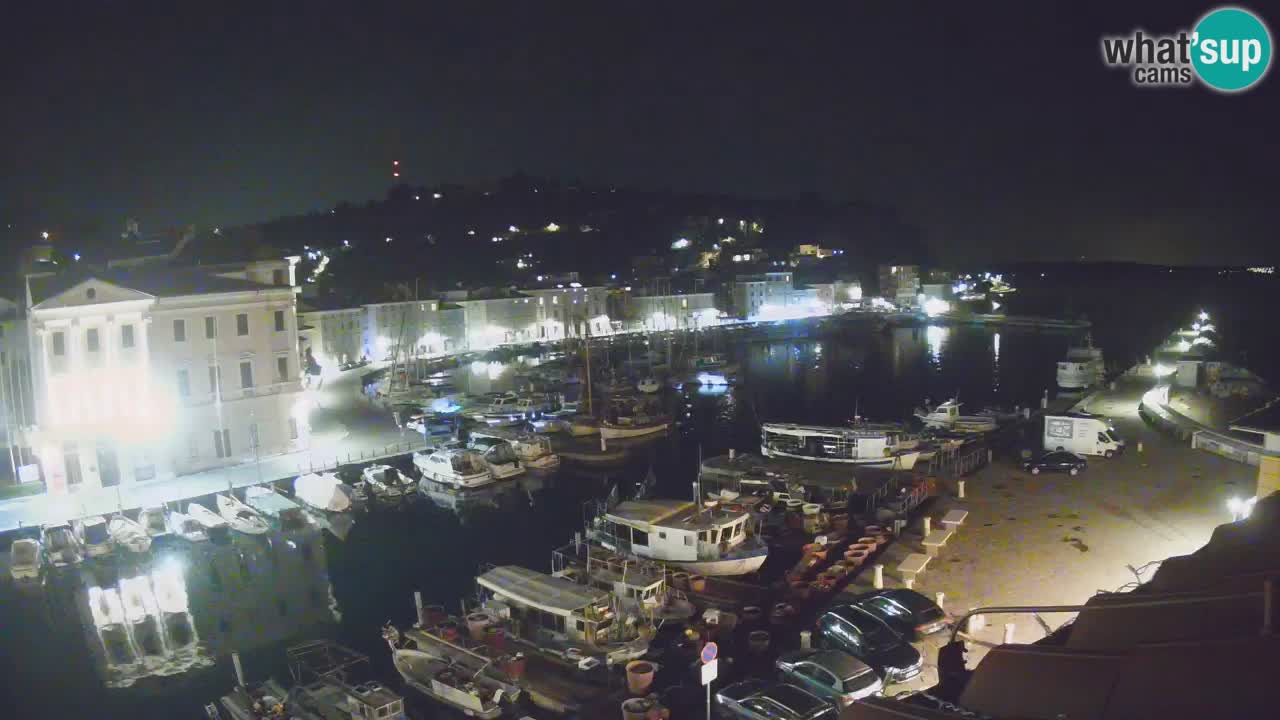 Live webcam da Pirano “Mandrač” – Splendida vista live da Villa Piranesi