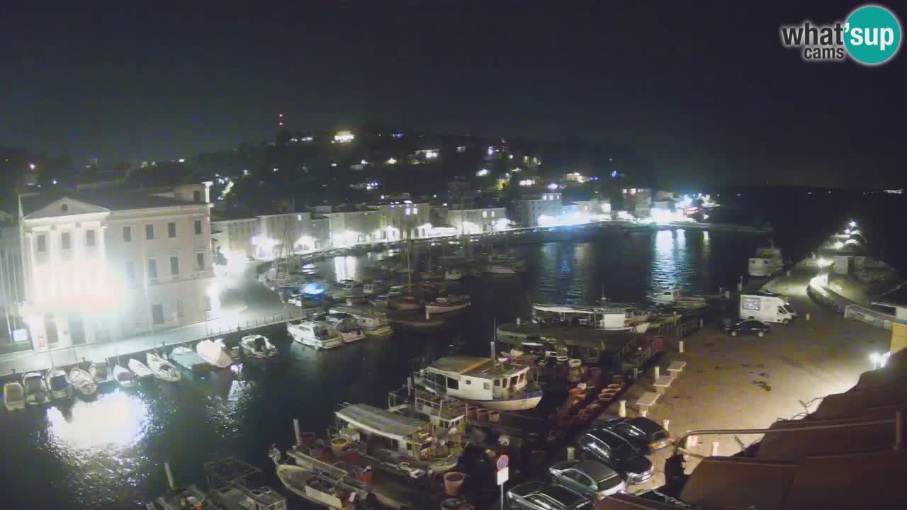 Live webcam da Pirano “Mandrač” – Splendida vista live da Villa Piranesi