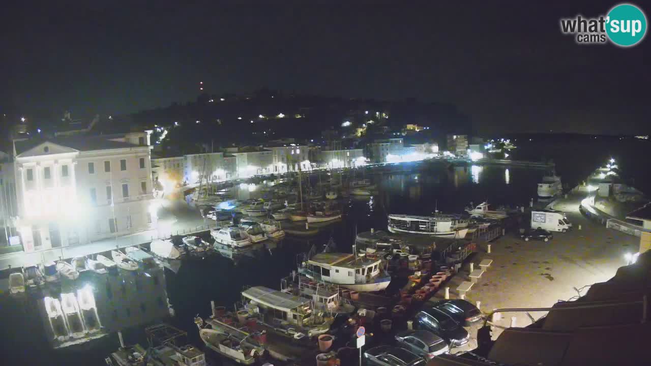 Live webcam da Pirano “Mandrač” – Splendida vista live da Villa Piranesi