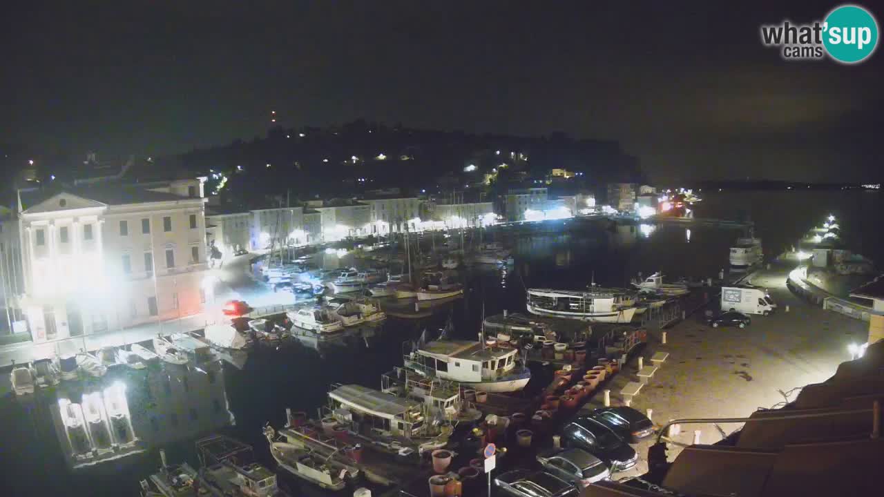 Live webcam da Pirano “Mandrač” – Splendida vista live da Villa Piranesi