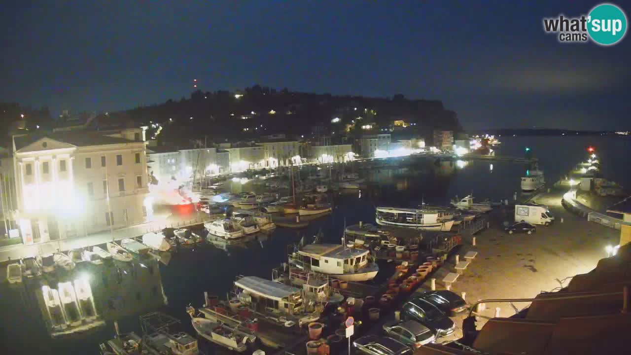 Live webcam from Piran “Mandrač” – Amazing live view from Villa Piranesi