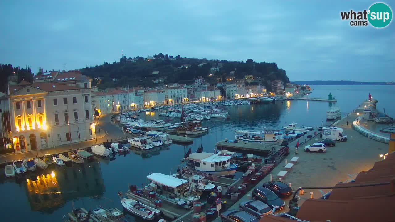 Cámara web en vivo desde Piran “Mandrač” – Increíble vista en vivo desde Villa Piranesi