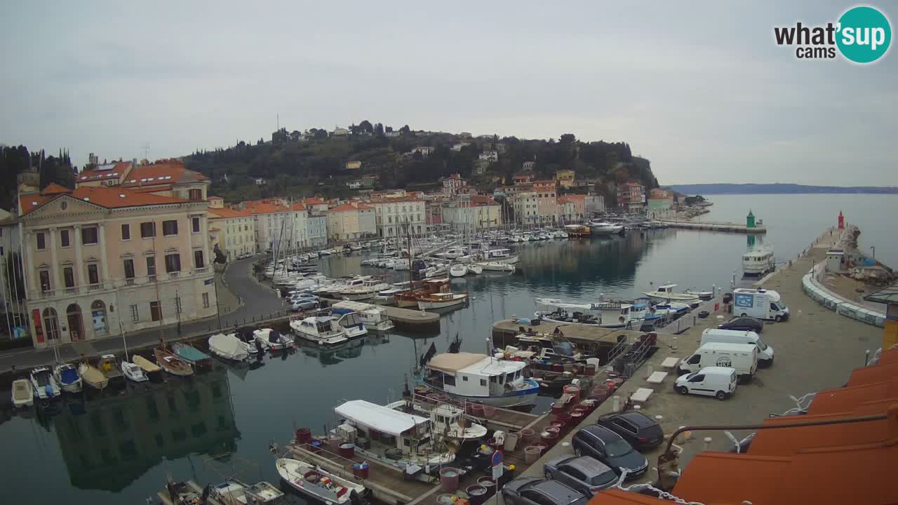 Cámara web en vivo desde Piran “Mandrač” – Increíble vista en vivo desde Villa Piranesi