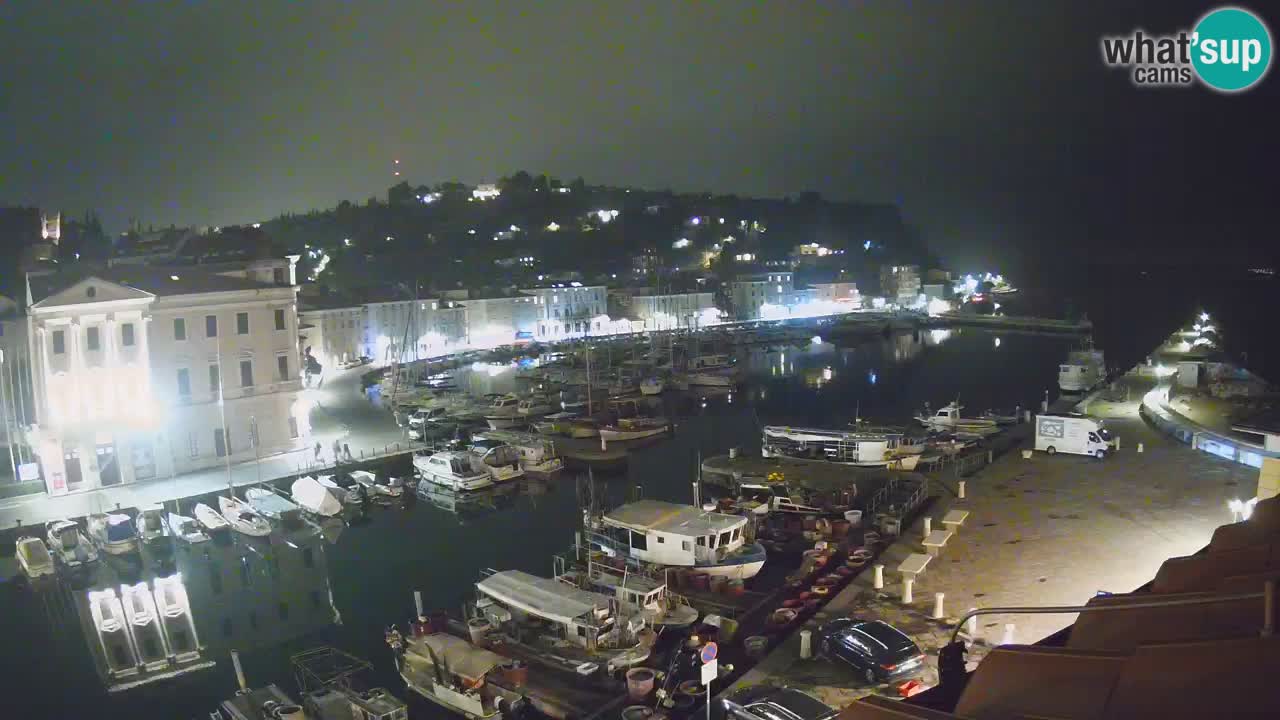 Live-Webcam aus Piran “Mandrač” – Erstaunliche Live-Ansicht von Villa Piranesi