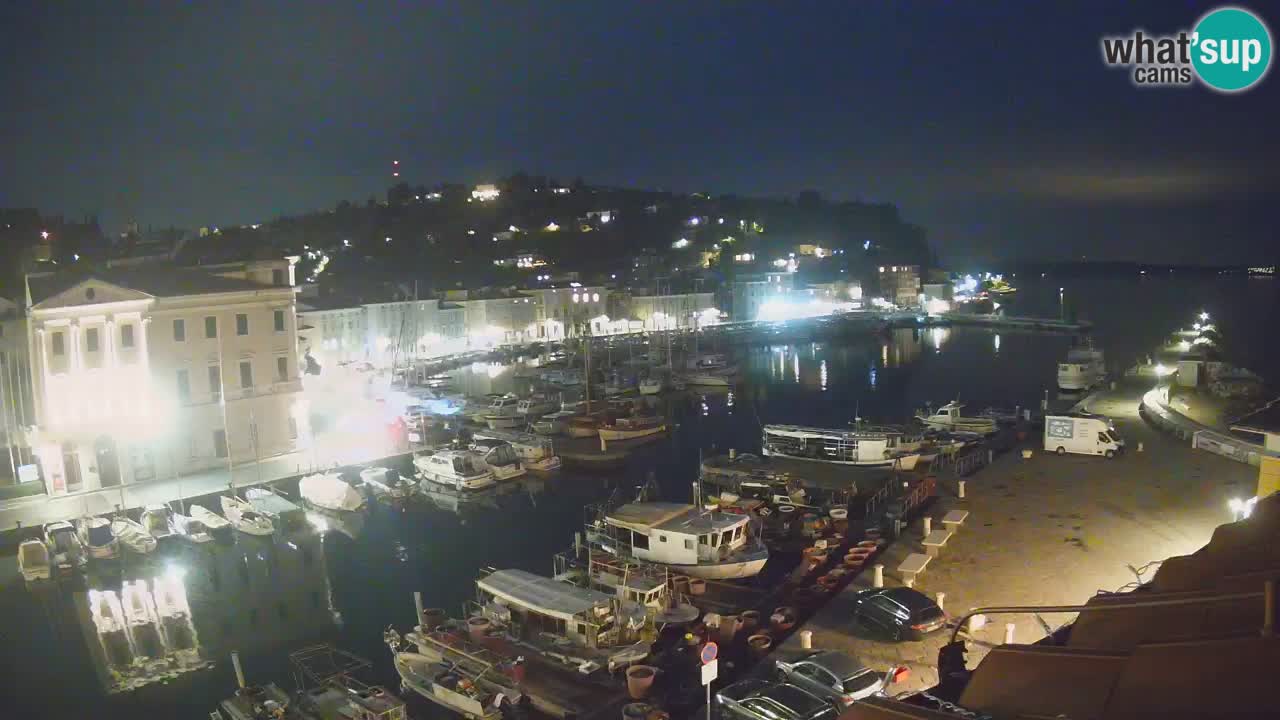 Live-Webcam aus Piran “Mandrač” – Erstaunliche Live-Ansicht von Villa Piranesi