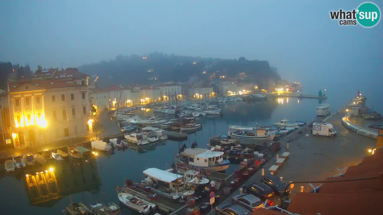 Live-Webcam aus Piran “Mandrač” – Erstaunliche Live-Ansicht von Villa Piranesi