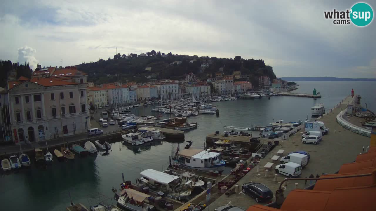 Cámara web en vivo desde Piran “Mandrač” – Increíble vista en vivo desde Villa Piranesi