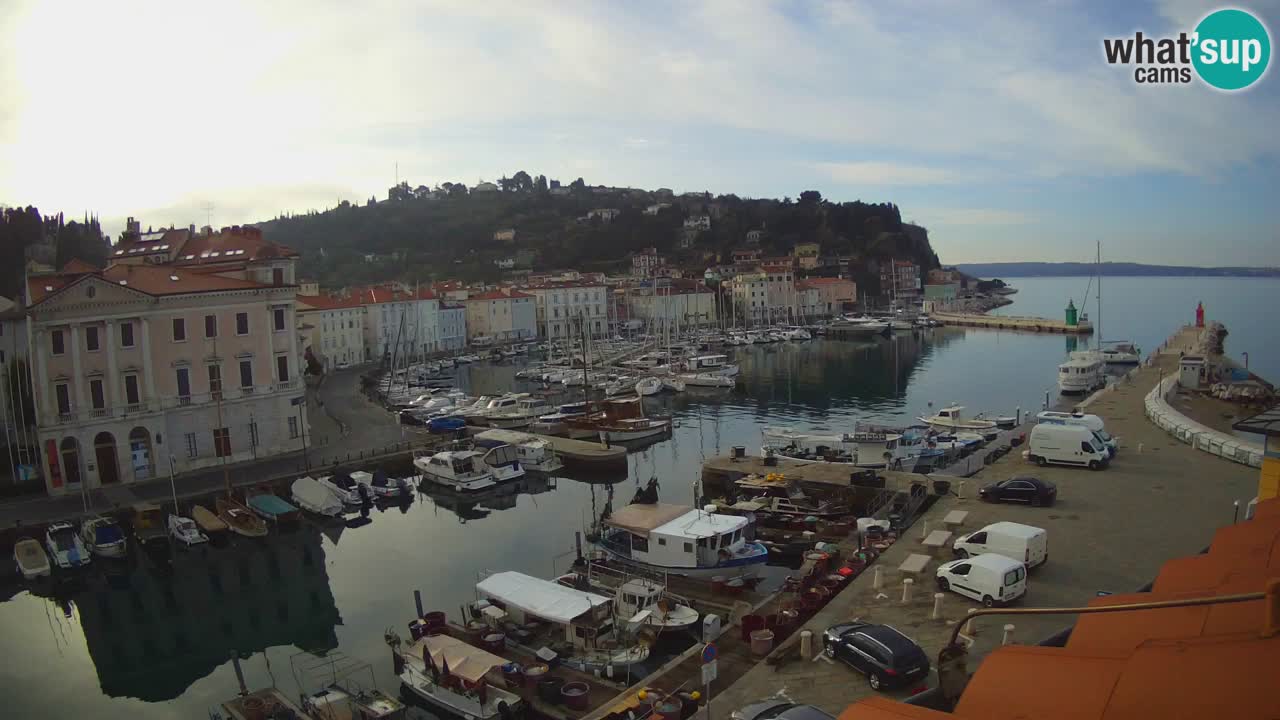 Cámara web en vivo desde Piran “Mandrač” – Increíble vista en vivo desde Villa Piranesi