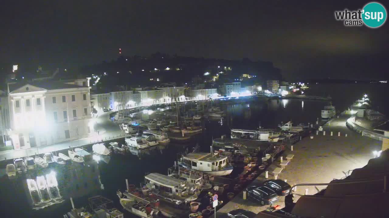 Live webcam da Pirano “Mandrač” – Splendida vista live da Villa Piranesi