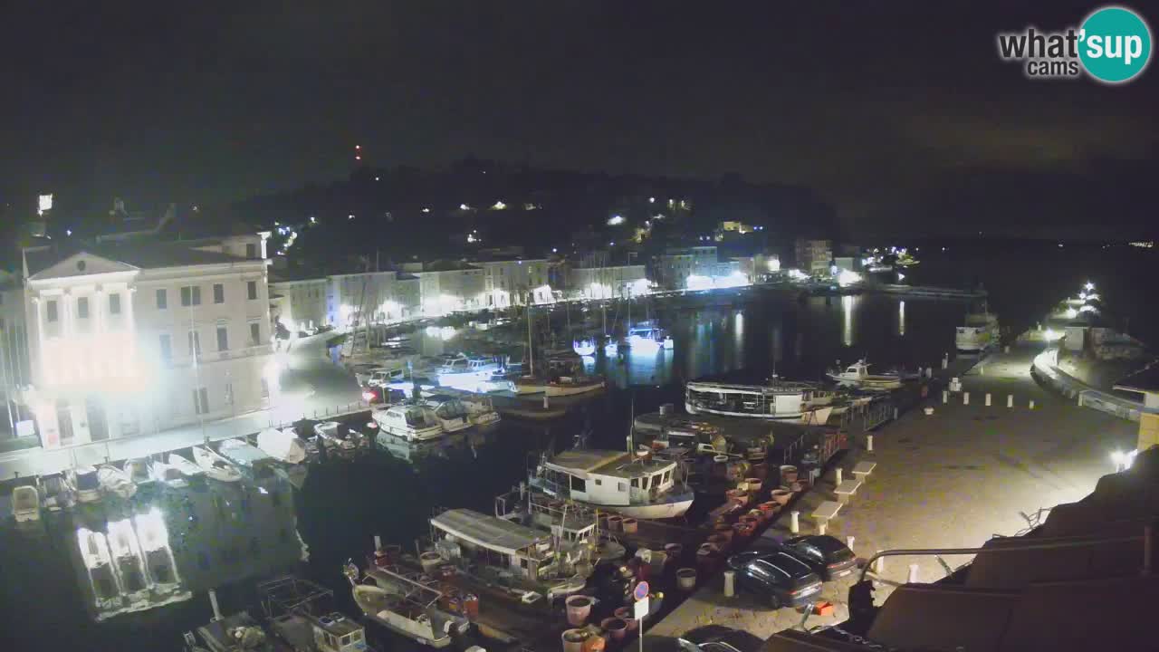 Live webcam da Pirano “Mandrač” – Splendida vista live da Villa Piranesi