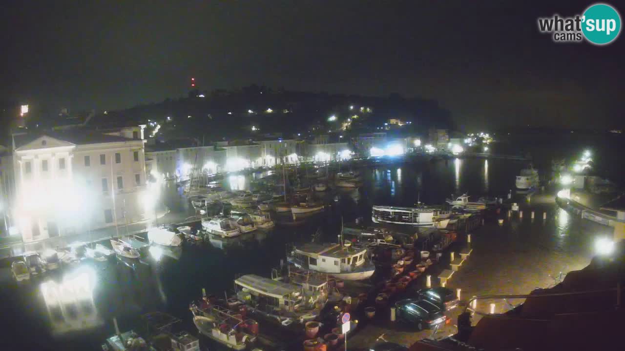 Live webcam da Pirano “Mandrač” – Splendida vista live da Villa Piranesi