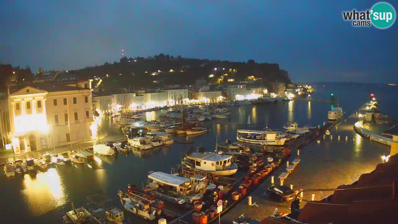 Live webcam from Piran “Mandrač” – Amazing live view from Villa Piranesi