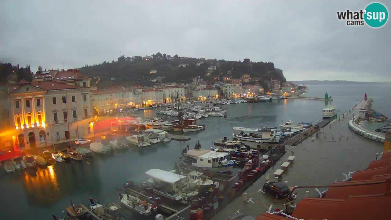 Live webcam from Piran “Mandrač” – Amazing live view from Villa Piranesi