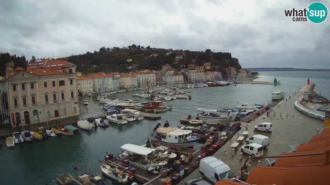 Live-Webcam aus Piran “Mandrač” – Erstaunliche Live-Ansicht von Villa Piranesi