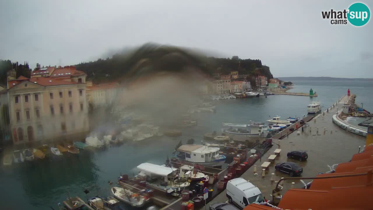 Live webcam from Piran “Mandrač” – Amazing live view from Villa Piranesi