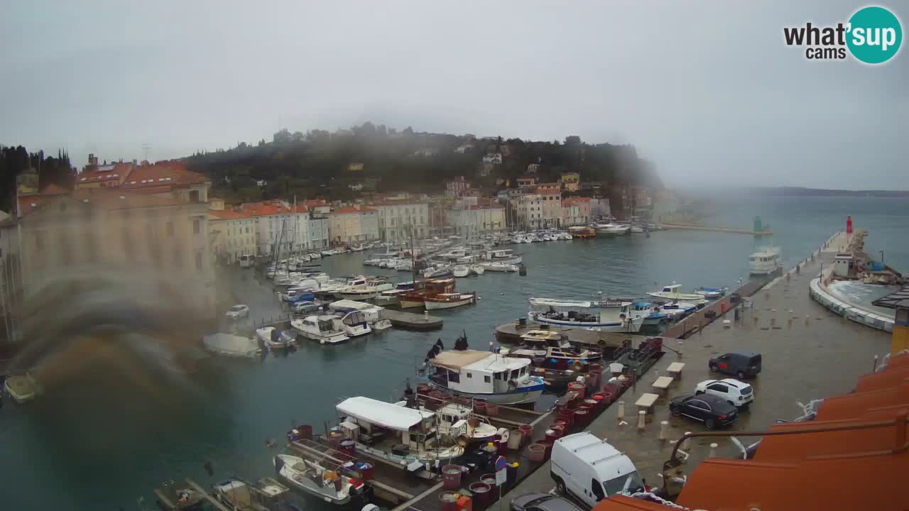 Live webcam from Piran “Mandrač” – Amazing live view from Villa Piranesi