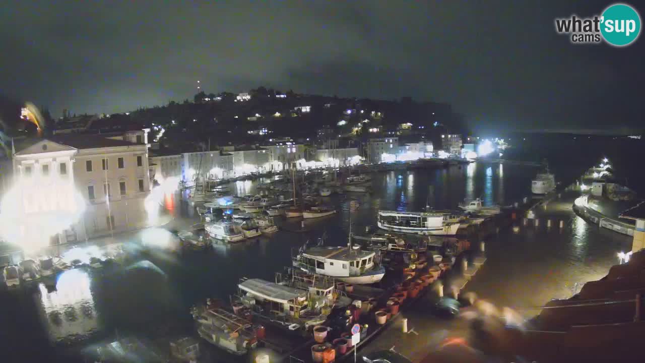 Live-Webcam aus Piran “Mandrač” – Erstaunliche Live-Ansicht von Villa Piranesi