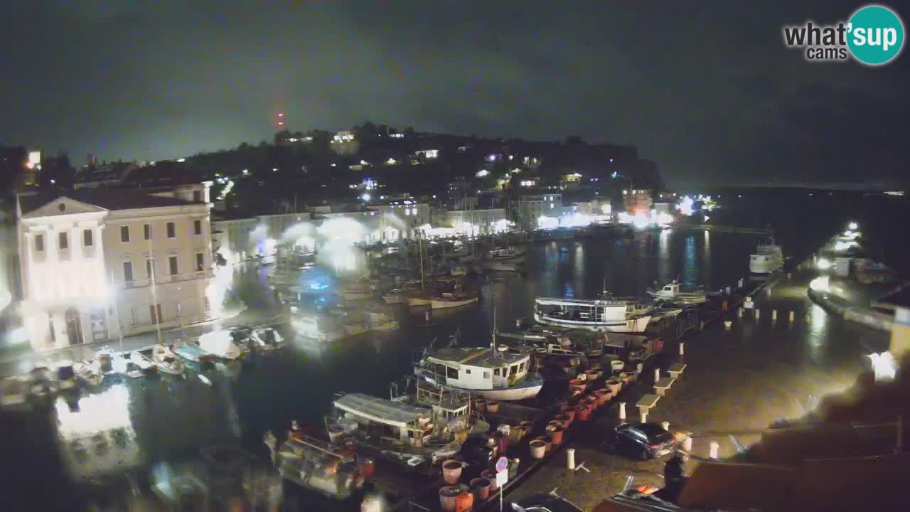 Live webcam da Pirano “Mandrač” – Splendida vista live da Villa Piranesi