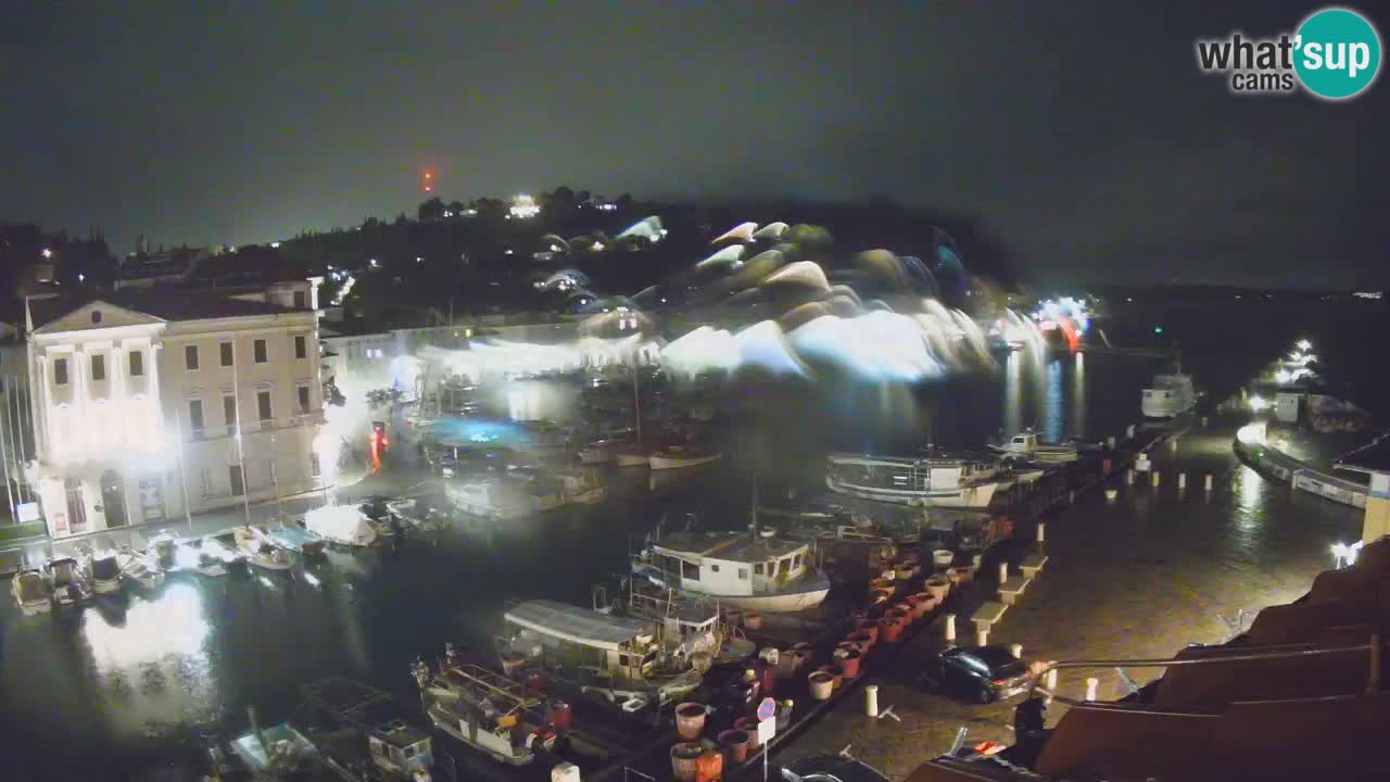 Live-Webcam aus Piran “Mandrač” – Erstaunliche Live-Ansicht von Villa Piranesi