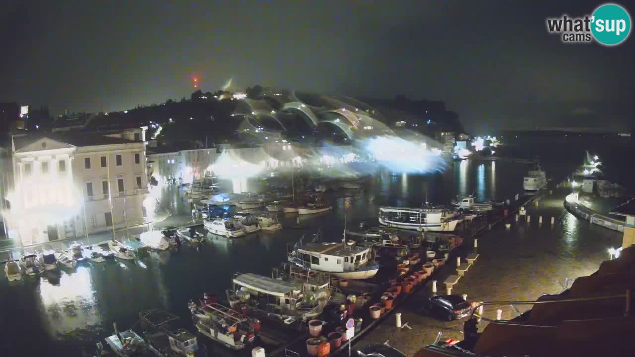 Live-Webcam aus Piran “Mandrač” – Erstaunliche Live-Ansicht von Villa Piranesi