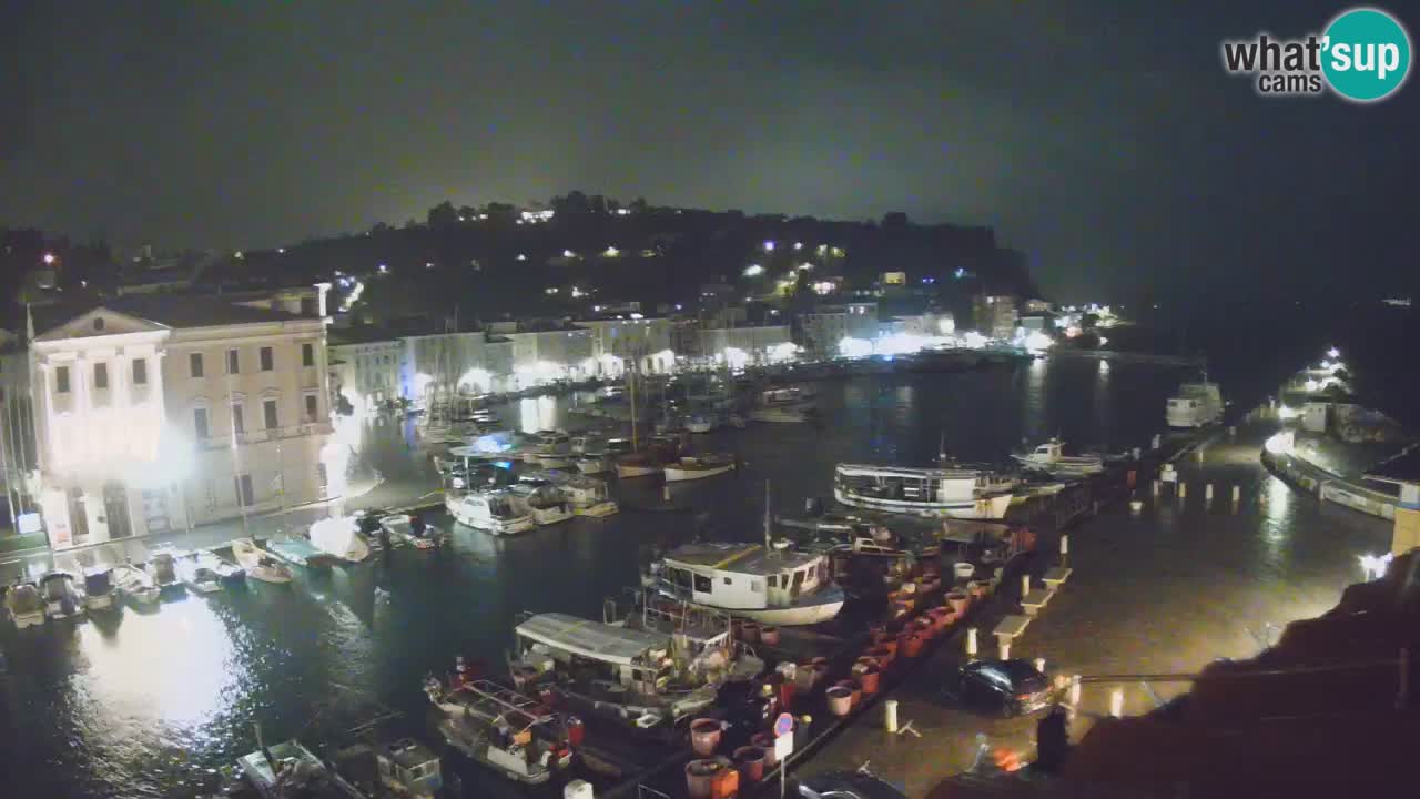 Live-Webcam aus Piran “Mandrač” – Erstaunliche Live-Ansicht von Villa Piranesi