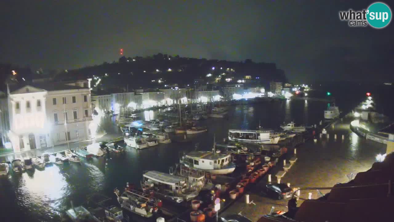 Live webcam da Pirano “Mandrač” – Splendida vista live da Villa Piranesi