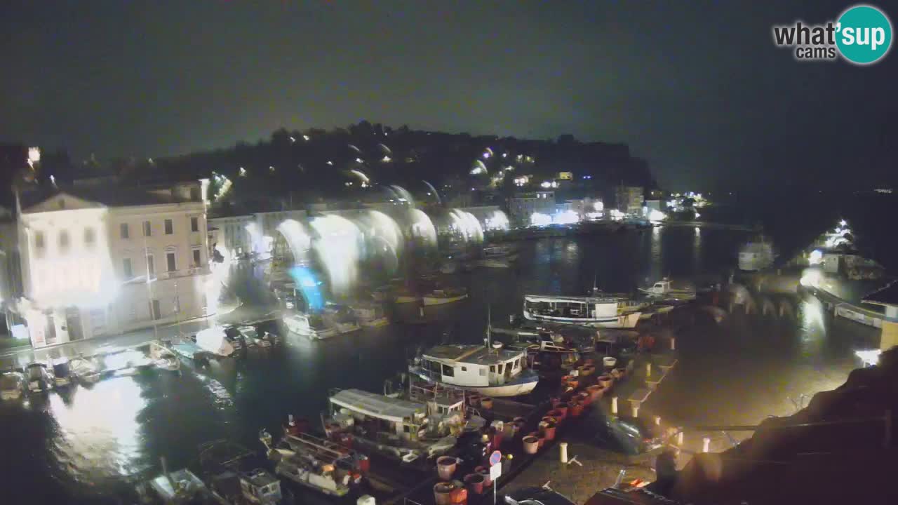 Live-Webcam aus Piran “Mandrač” – Erstaunliche Live-Ansicht von Villa Piranesi