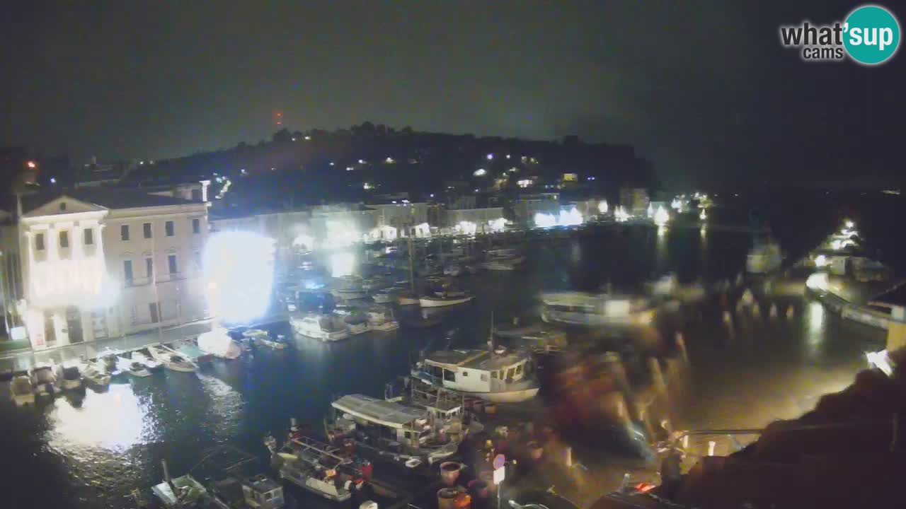 Live webcam da Pirano “Mandrač” – Splendida vista live da Villa Piranesi