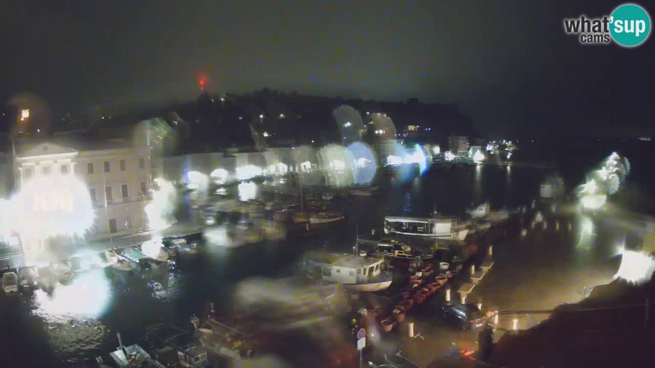 Live webcam da Pirano “Mandrač” – Splendida vista live da Villa Piranesi