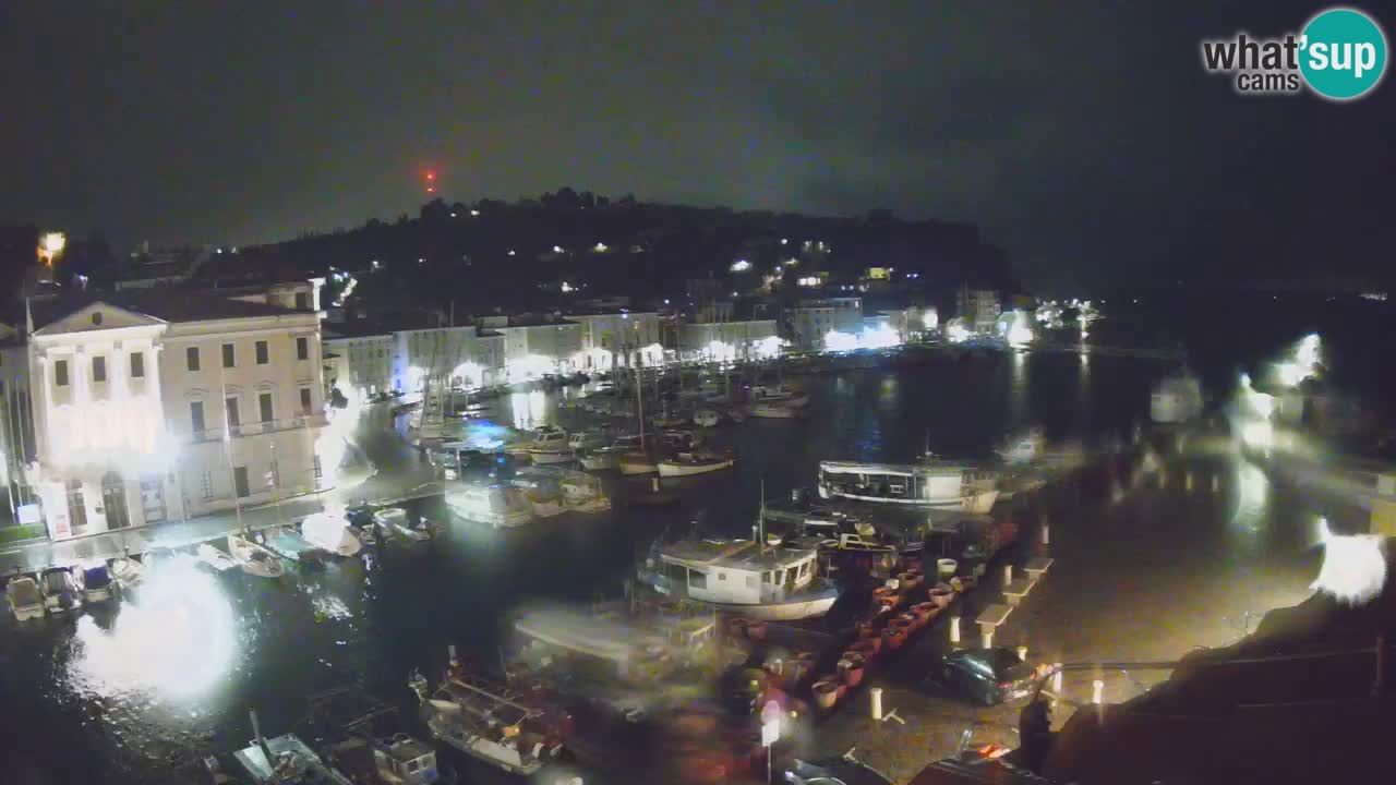 Live-Webcam aus Piran “Mandrač” – Erstaunliche Live-Ansicht von Villa Piranesi