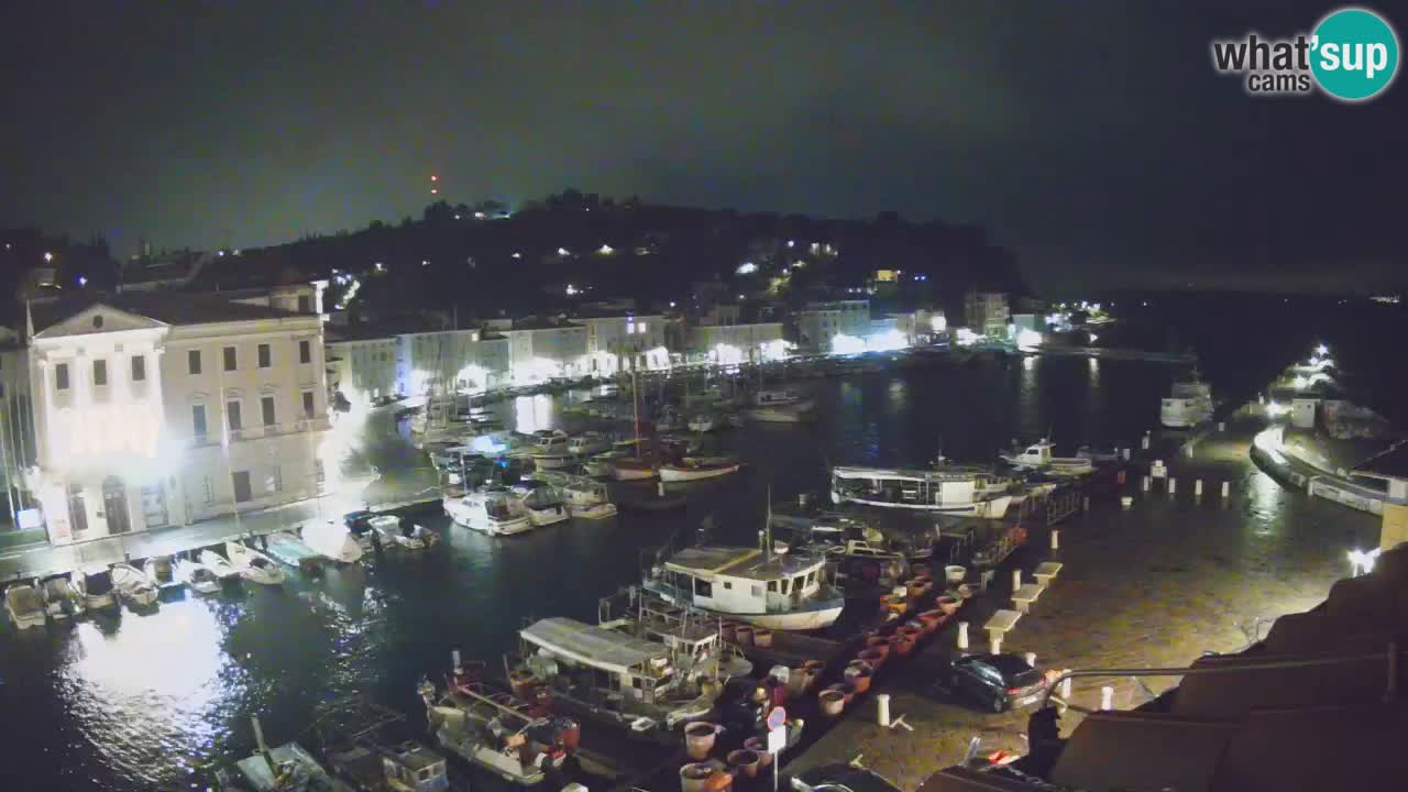 Live webcam da Pirano “Mandrač” – Splendida vista live da Villa Piranesi