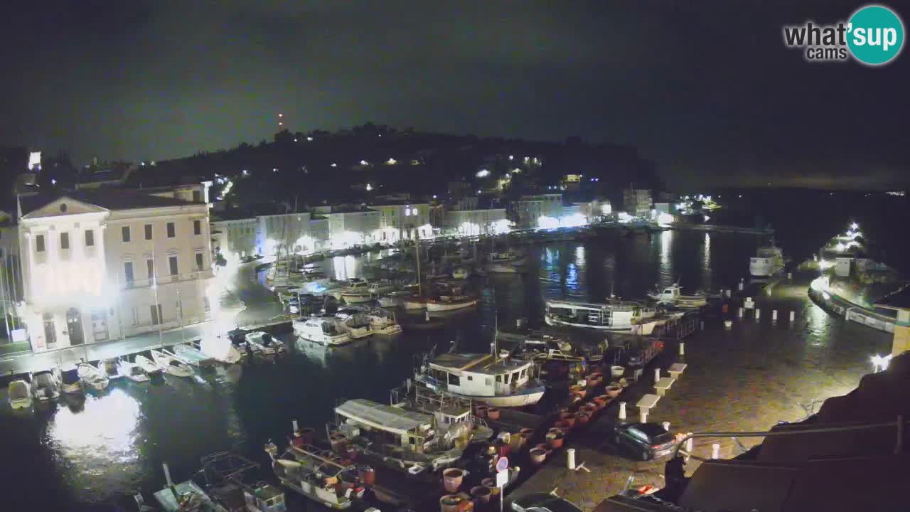 Live webcam da Pirano “Mandrač” – Splendida vista live da Villa Piranesi