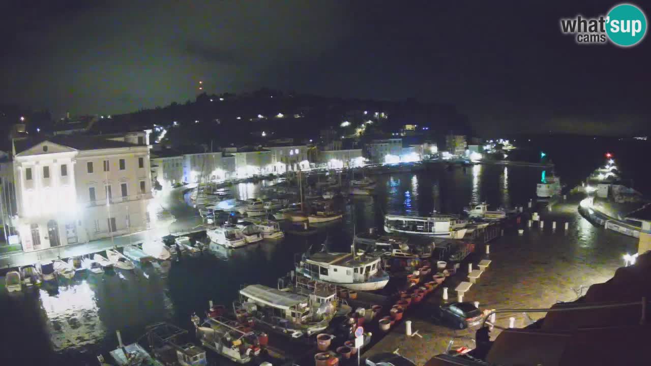Live webcam da Pirano “Mandrač” – Splendida vista live da Villa Piranesi
