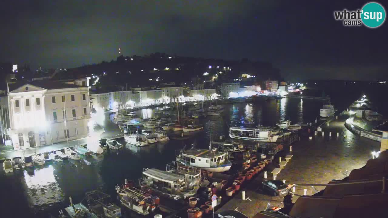 Live webcam da Pirano “Mandrač” – Splendida vista live da Villa Piranesi